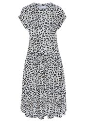 LASCANA Jerseykleid mit Animalprint, kurzärmliges Sommerkleid, günstig online kaufen
