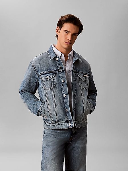 Calvin Klein Jeans Jeansjacke "ANDREW CLASSIC TRUCKER" authentische 90er-Ja günstig online kaufen