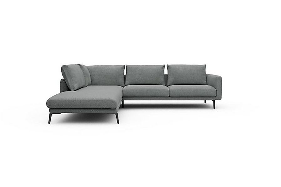 moebelfaktor Ecksofa Karl Relax-Ecke links mit 2,5-Sitzer, Schlanker Rahmen günstig online kaufen