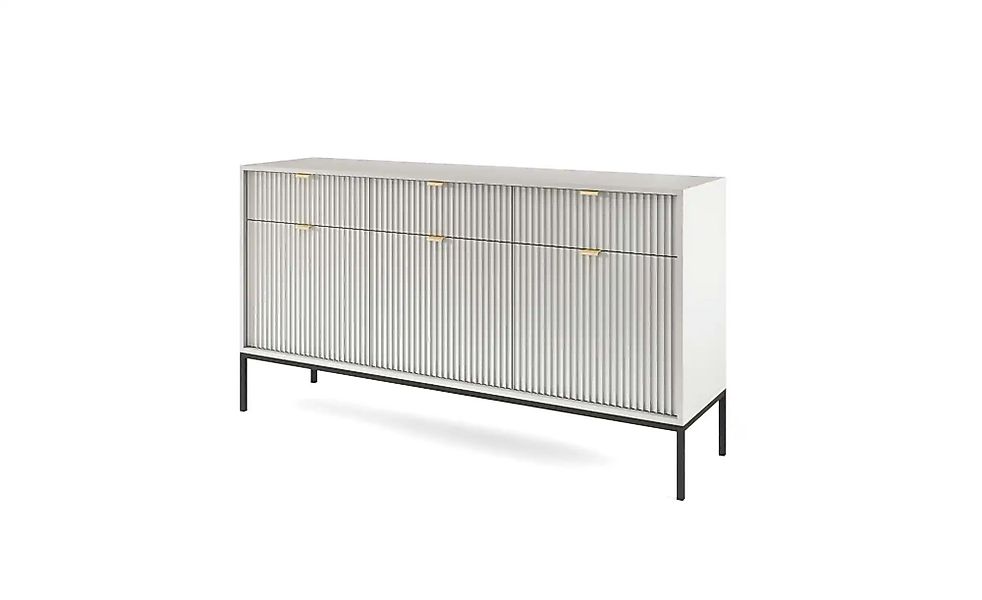 Selsey Sideboard  Vellore ¦ grau ¦ Maße (cm): B: 154 H: 83 Kommoden & Sideb günstig online kaufen
