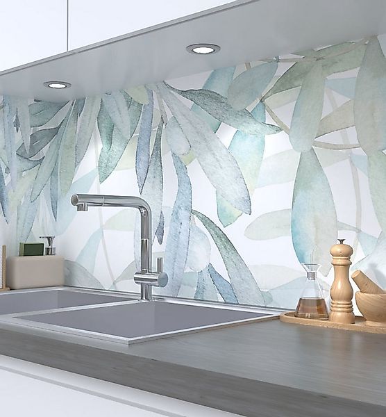 MyMaxxi Küchenrückwand Küchenrückwand selbstklebend Hängende Ranken mit Blä günstig online kaufen