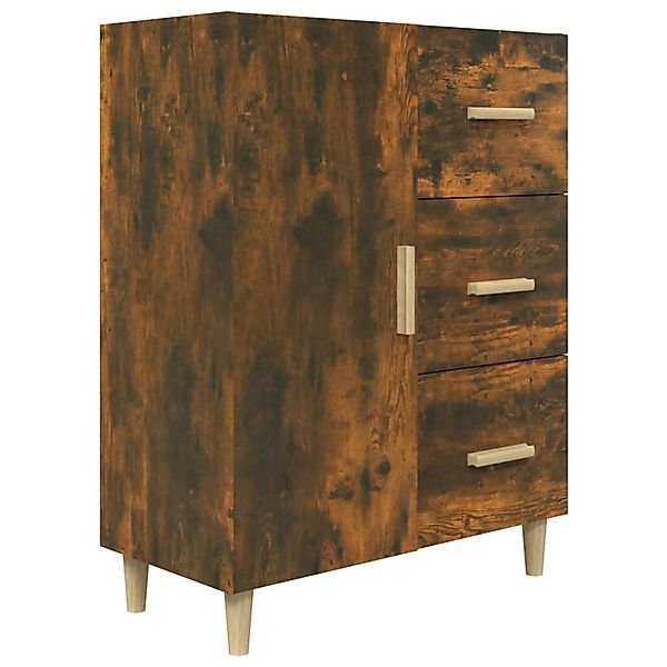 vidaXL Sideboard Räuchereiche 69,5x34x90 cm Holzwerkstoff 817351 günstig online kaufen