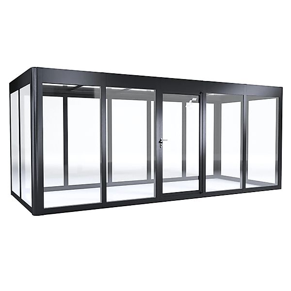 SunElements Gewächshaus SunGarden Anthrazit 12,8 m² günstig online kaufen