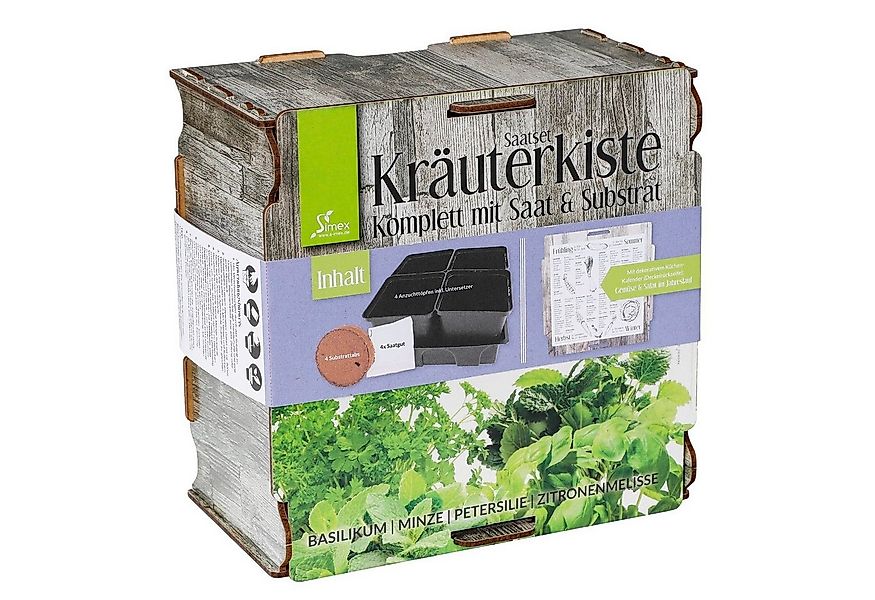 GartenHero Kräutertopf Kräuterkiste Substrat Saatgut Küchenkräuter Kräuter günstig online kaufen