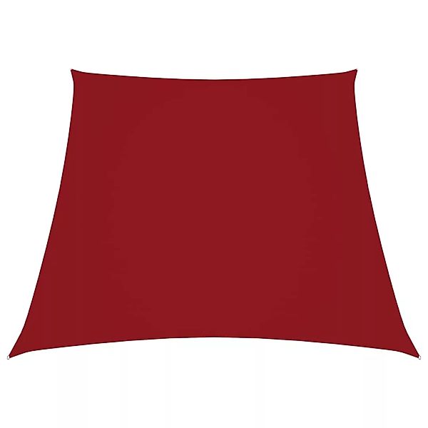 Sonnensegel Oxford-gewebe Trapezförmig 4/5x3 M Rot günstig online kaufen