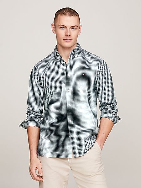 Tommy Hilfiger Langarmhemd HERITAGE OXFORD GINGHAM günstig online kaufen