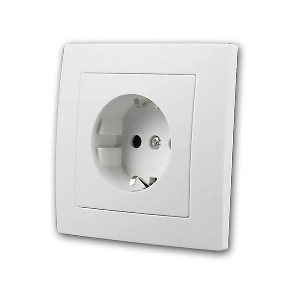 McPower 40x FLAIR Steckdose Weiß 250V16AUP Klemmansch günstig online kaufen