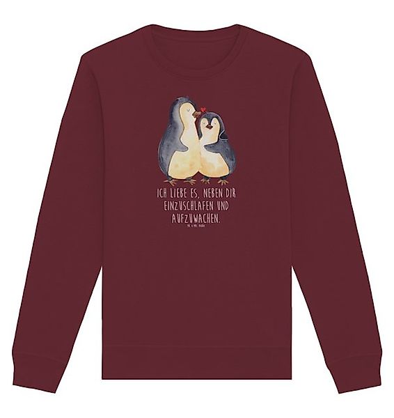 Mr. & Mrs. Panda Longpullover Größe S Pinguine Einschlafen - Burgundy - Ges günstig online kaufen