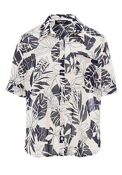 FRANK WALDER Klassische Bluse mit Schmuck an der Tasche günstig online kaufen