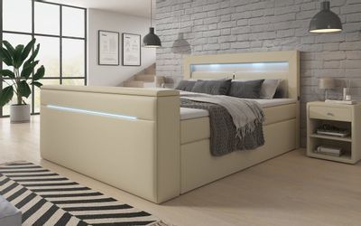 Luxusbetten24 Boxspringbett Repos, mit TV Lift, günstig online kaufen