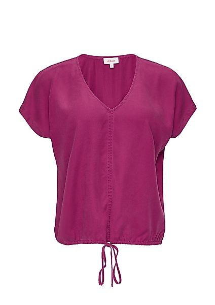 s.Oliver Blusentop Fließende Bluse aus Lyocell günstig online kaufen