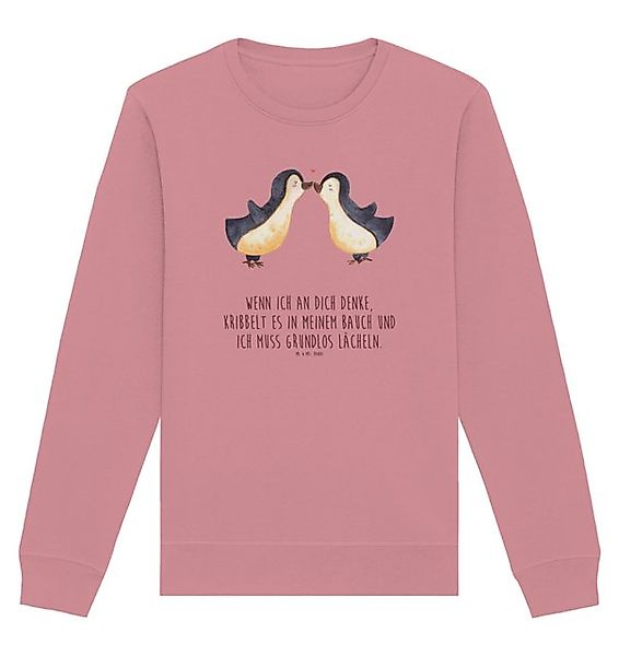 Mr. & Mrs. Panda Longpullover Pinguine Kuss Größe L - Canyon Pink - Geschen günstig online kaufen