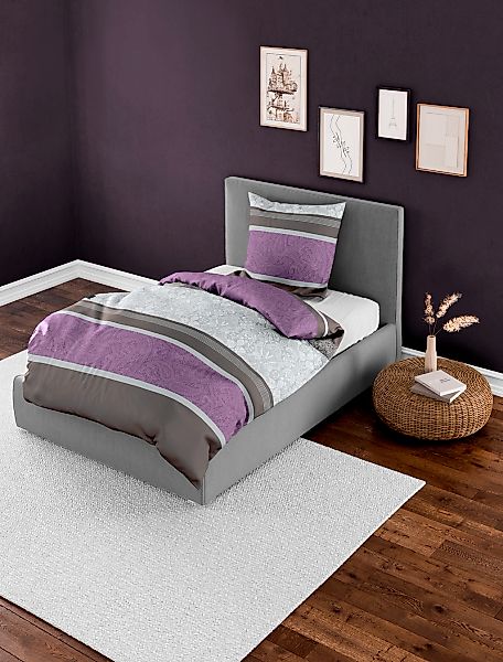 BIERBAUM Bettwäsche "4954" 2 Stk. 100 % Baumwolle, pflegeleicht, Paisley Mu günstig online kaufen