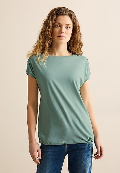 CECIL T-Shirt mit Tunnelzug am Saum günstig online kaufen
