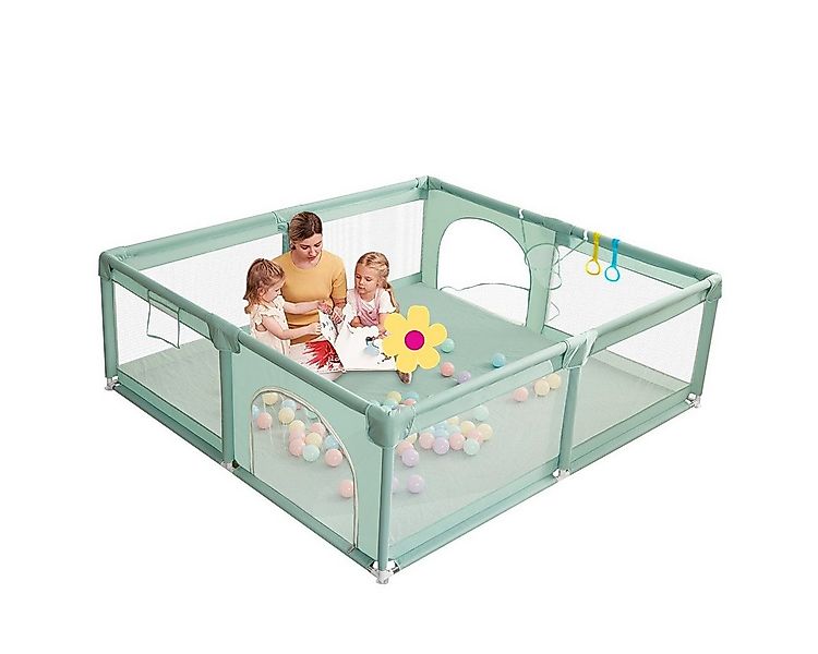 Comomy Laufgitter, Baby Krabbelgitter Kinder Schutzgitter mit Kugeln 200x18 günstig online kaufen