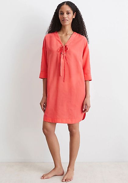 Marc OPolo Strandkleid, leichtes Tunikakleid, seitliche Schlitze, V-Ausschn günstig online kaufen