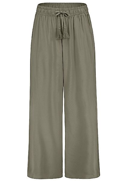 SUBLEVEL Chinos Damen Luftige Sommerhose Freizeit Weit geschnitten Stoffhos günstig online kaufen