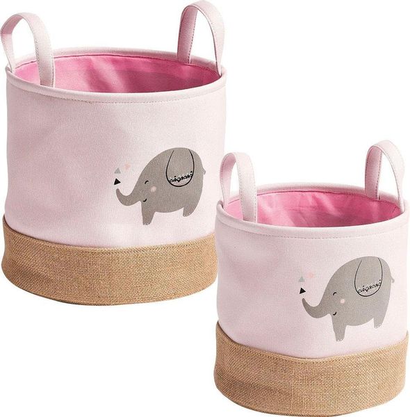 Zeller Present Aufbewahrungskorb Elefant (Set, 2 günstig online kaufen