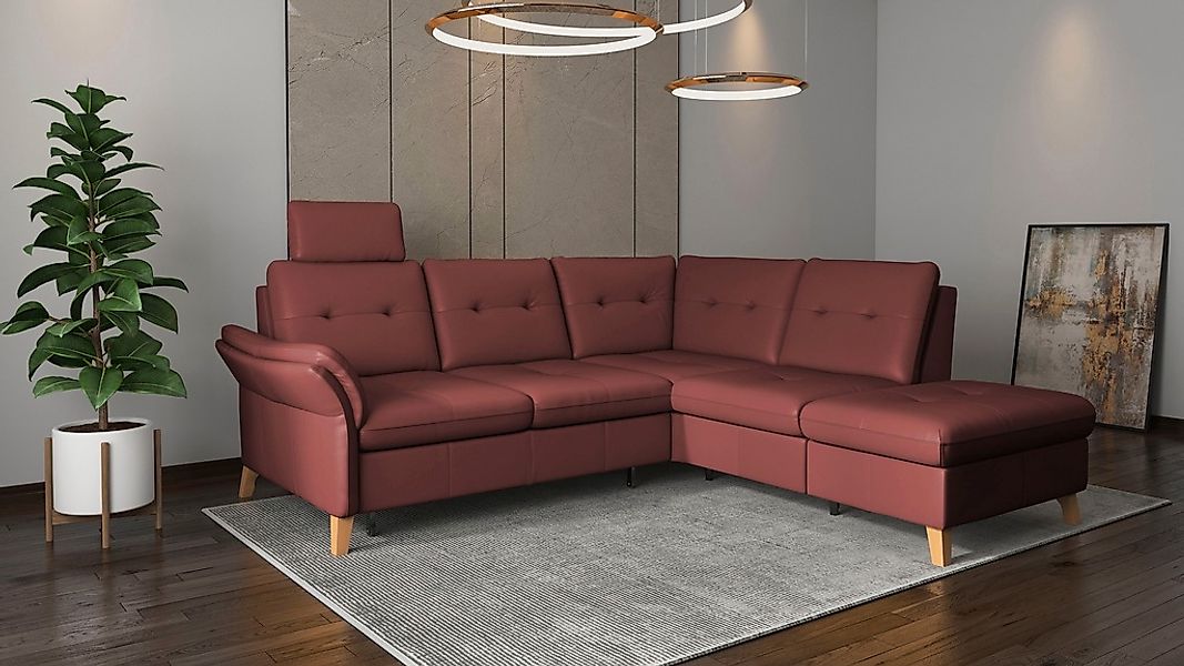 sit&more Ecksofa »Göteborg« inkl. Sitztiefenverstellung, wahlweise mit Bett günstig online kaufen