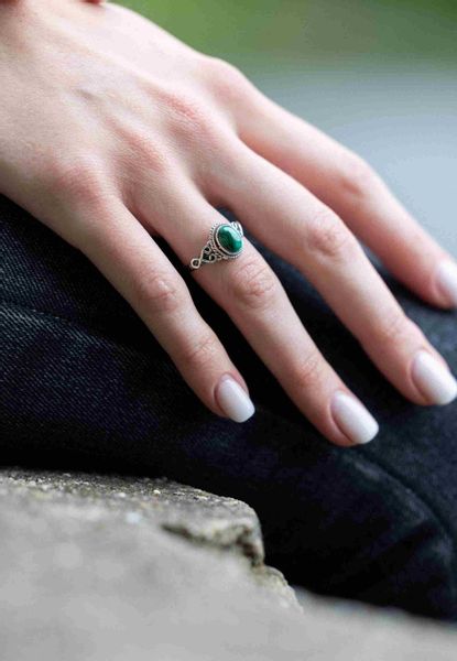 mantraroma Silberring BAGHIMI oval aus 925 günstig online kaufen
