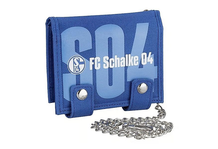 FC Schalke 04 Geldbörse 100% Polyester mit Metallkette, 11 × 9 × 2 cm günstig online kaufen