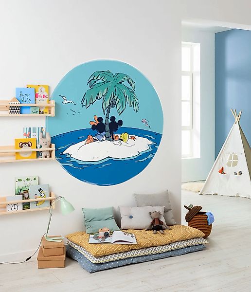 Komar Wandtattoo "selbstklebendes Vlies, Mickey and Minnie Beach Vacation,G günstig online kaufen