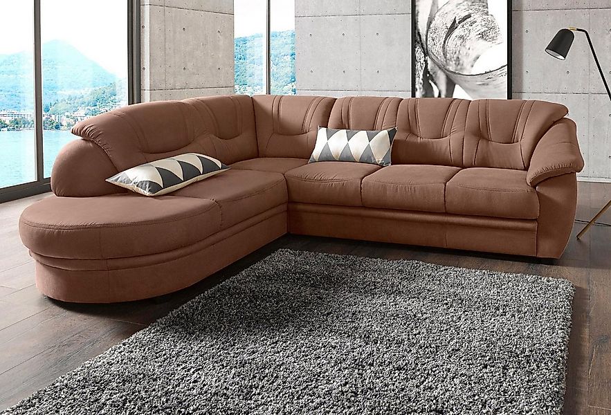 sit&more Ecksofa Savoni L-Form, wahlweise mit Bettfunktion günstig online kaufen