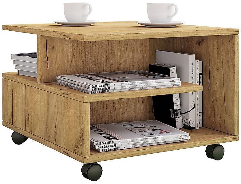 VCM Couchtisch Holz Sofatisch Couchtisch Rollen günstig online kaufen