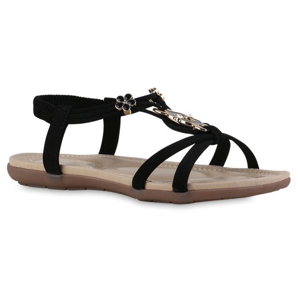 VAN HILL 841742 Riemchensandale Damen Riemchensandalen günstig online kaufen