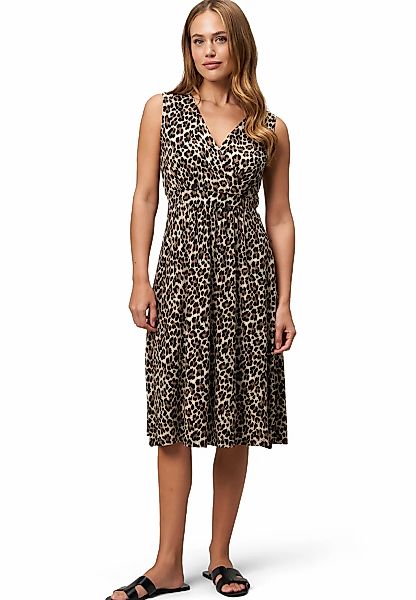 Zero Jerseykleid "zero Jerseykleid mit Leo-Muster", drapiert /gerafft günstig online kaufen