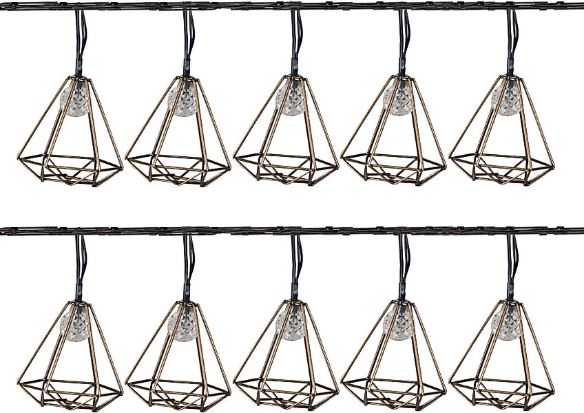 Luxform Lichterkette Solar-Lichterkette Sousse Partybeleuchtung 10x günstig online kaufen
