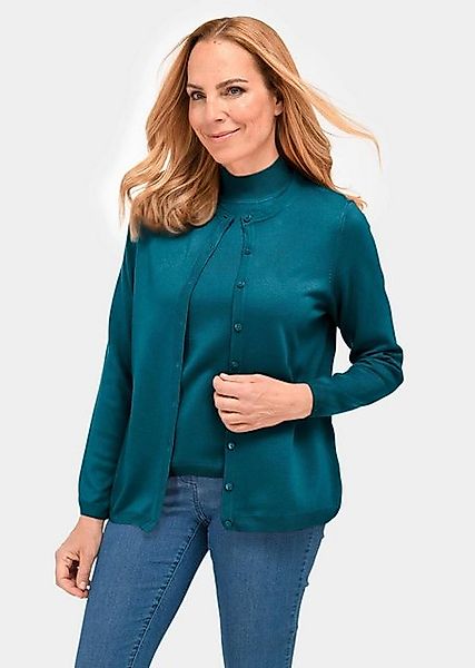GOLDNER Strickpullover Kurzgröße: Pflegeleichtes Basic-Strickset günstig online kaufen