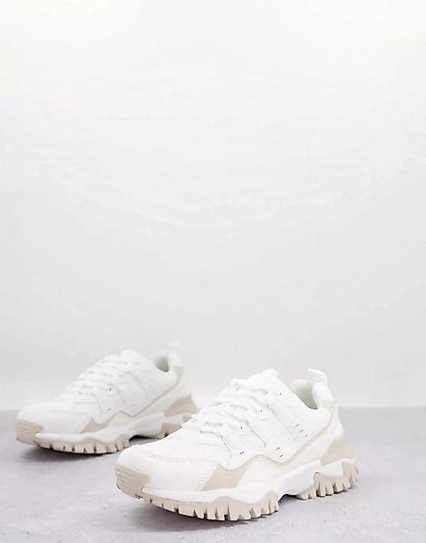 NA-KD – Schmale Trekking-Sneaker in Weiß günstig online kaufen