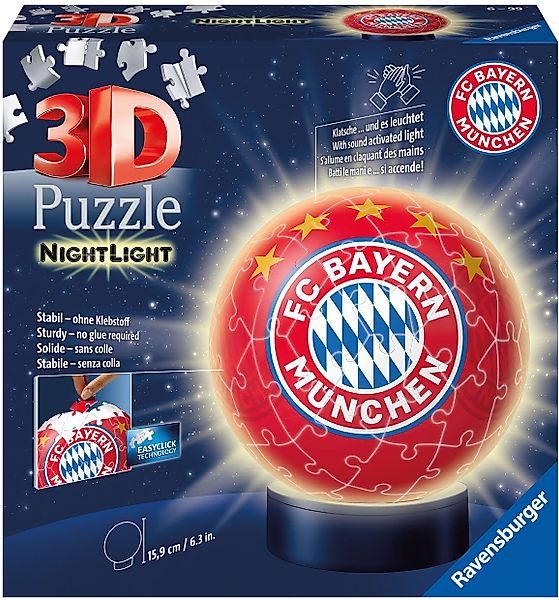 Ravensburger Puzzleball Nachtlicht FC Bayern München, günstig online kaufen