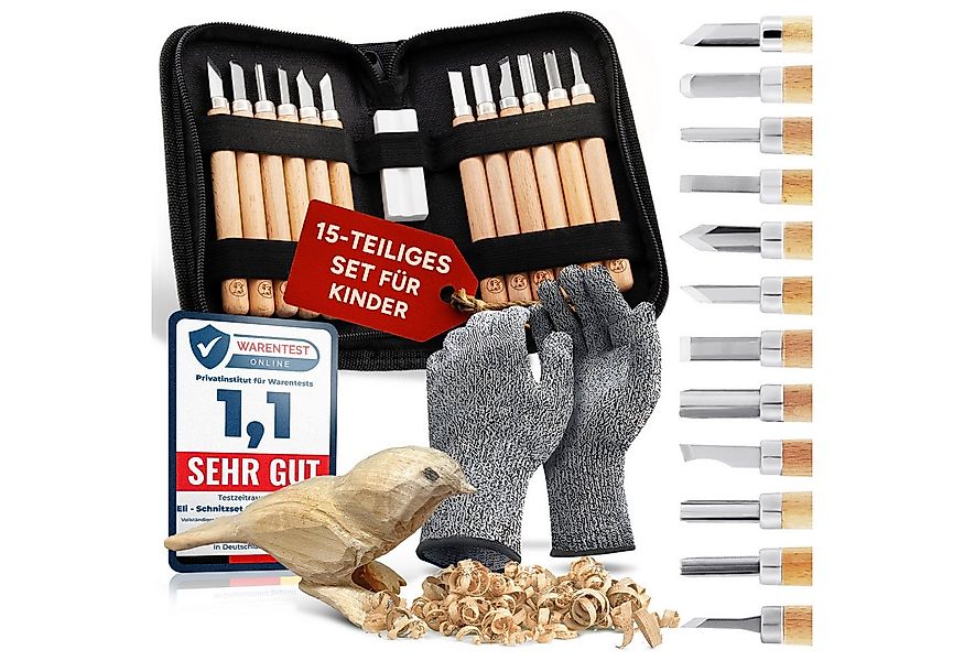 Eli Taschenmesser Schnitzmesser Kinder - Kindermesser - Schnitzset - Kinder günstig online kaufen