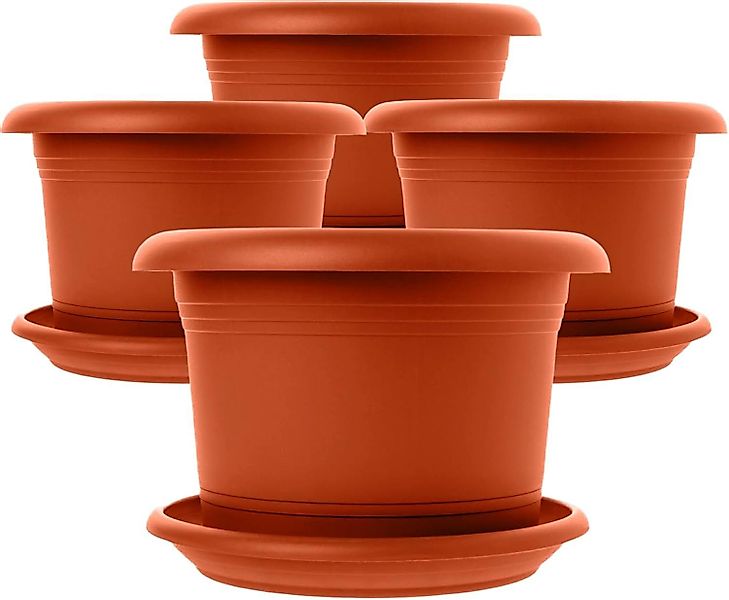 Centi Pflanzkübel Blumentopf in Terracotta mit günstig online kaufen