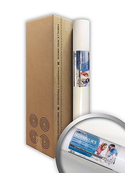 Profhome Vliestapete NORMVLIES 150 g Renoviervlies glatte Vliestapete 4 Rol günstig online kaufen