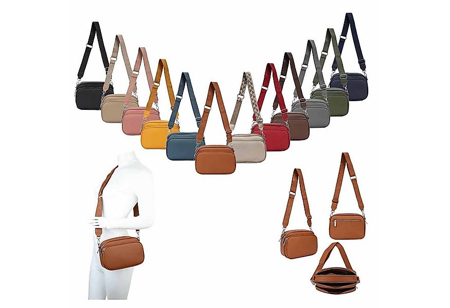 ITALYSHOP24 Schultertasche Damen Tasche Crossbody Handytasche, als Schulter günstig online kaufen