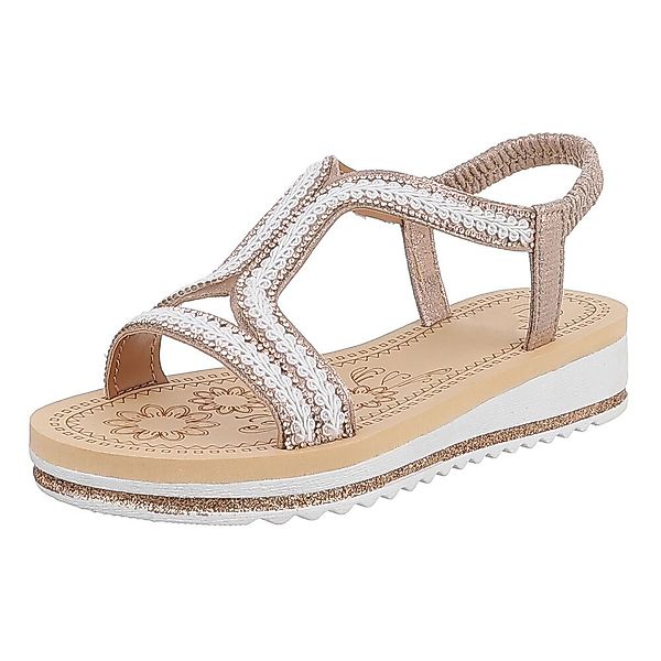 Ital-Design Bequeme Damen-Sandalen mit elegantem Design günstig online kaufen