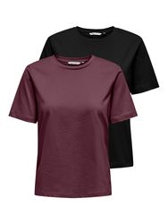 ONLY Kurzarmshirt ONLONLY – Doppelpack T-Shirts günstig online kaufen