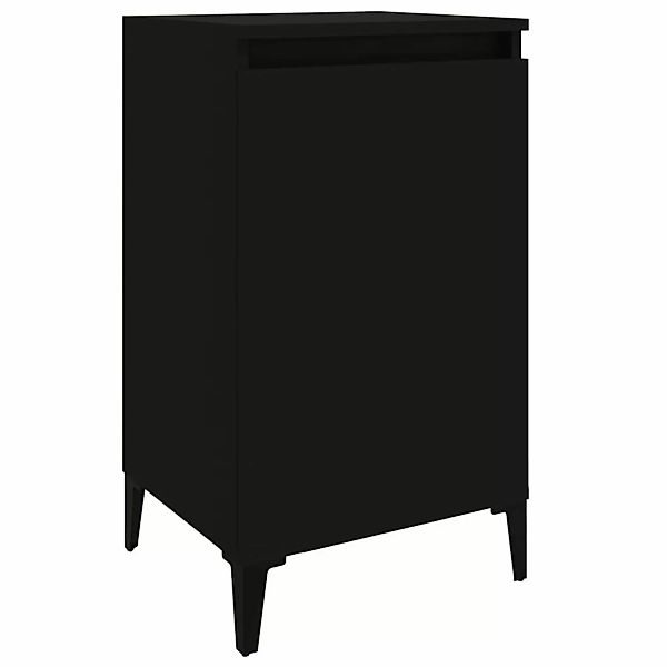 Vidaxl Nachttisch Schwarz 40x35x70 Cm Holzwerkstoff günstig online kaufen