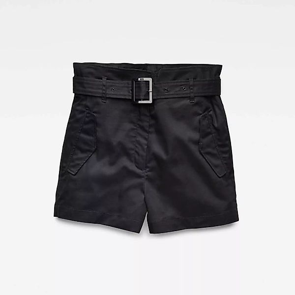 G-star Rovic Paperbag-shorts Mit Hohem Bund 25 Dark Black günstig online kaufen