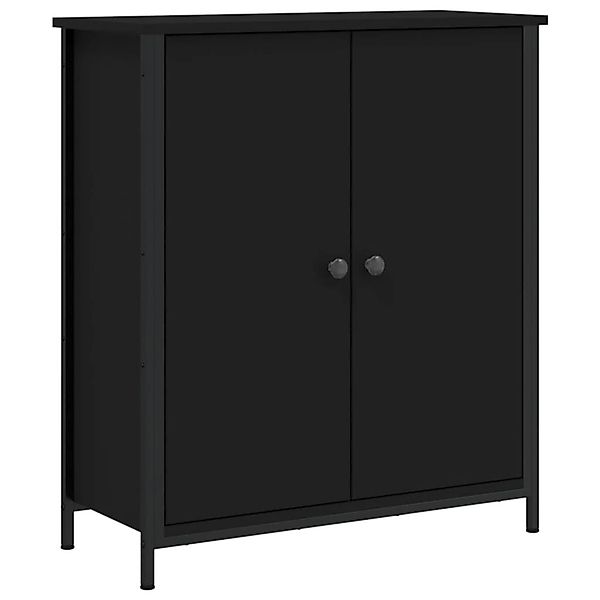 vidaXL Sideboard Schwarz 70x30x80 cm Holzwerkstoff 835534 günstig online kaufen