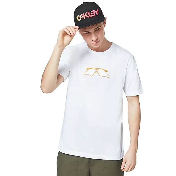 Oakley Apparel Mumbo Kurzärmeliges T-shirt M White günstig online kaufen