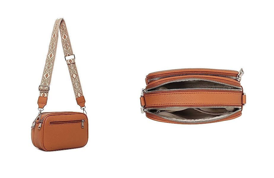 ITALYSHOP24 Schultertasche Damen Tasche Crossbody Umhängetasche günstig online kaufen