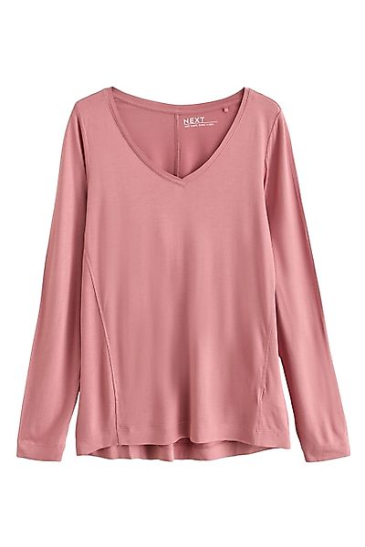 Next Langarmshirt Legeres, langärmeliges T-Shirt mit günstig online kaufen