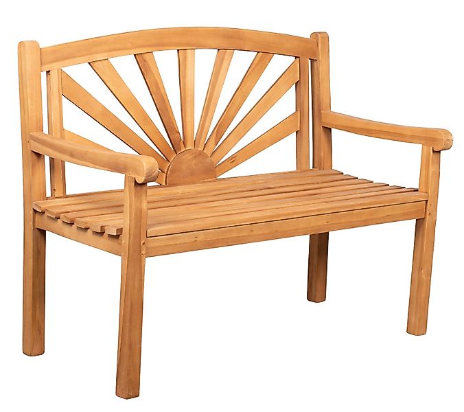 Gartenbank Sonne Teak 120 cm günstig online kaufen