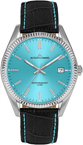 Jacques Lemans Quarzuhr Derby 50-4S, Armbanduhr, Damenuhr, analog, Datum, L günstig online kaufen