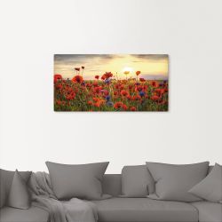 Artland Wandbild »Mohnblumen« 1 Stk. tlg. als Alubild, Outdoorbild, Leinwan günstig online kaufen