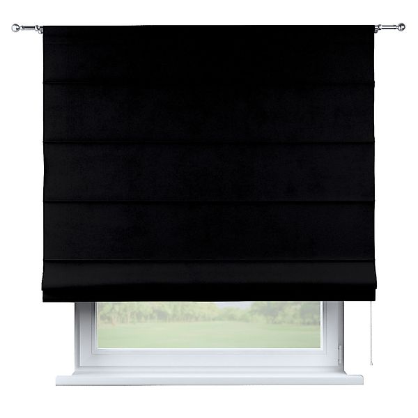 Dekoria Raffrollo Torino, schwarz, 110 x 150 cm günstig online kaufen